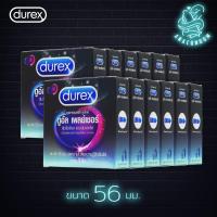 ราคา ถุงยางอนามัย 56 มม Durex Dual Pleasure ผิวไม่เรียบ มีสารชะลอหลั่ง ถุงยาง ดูเร็กซ์ ดูอัล เพลย์เชอร์ หนา 0 06 12 กล่อง (928444493)