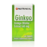 ราคา NUTRAKAL Ginkgo บำรุงสมอง เสริมความจำ 60 เม็ด (2083040)