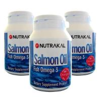ราคา NUTRAKAL Salmon Oil เข้มข้นด้วยโอเมก้า 3 90 แคปซูล x 3 ขวด (8803599)