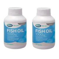 ราคา Mega We Care Fish Oil 1000mg 100เม็ด 2ขวด (128613205)
