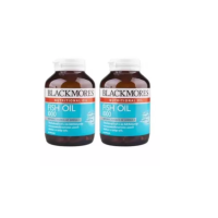ราคา Blackmores Fish Oil น้ำมันปลา 1000 mg 80 แคปซูล 2 ขวด (1623874752)