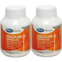 ราคา Mega We Care CALCIUM D 60แคปซูล 2ขวด แคลเซียม (116879133)