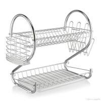 ราคา 4man ที่คว่ำจานสแตนเลส 2 ชั้น พร้อมที่คว่ำแก้ว 6 ใบ และที่ใส่ช้อน ส้อม มีด ชั้นวางจาน ที่คว่ำจาน ชั้นคว่ำจาน ชั้นวางจานสแตนเลส 2 layer dish drainer (1015924188)