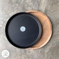 ราคา ชุดจานร้อนสเต็ก กระทะร้อน พร้อมไม้รอง เหล็กปั๊ม ตราศรคู่ ทรงกลม ทรงเหลี่ยม จานร้อน BMC kitchenware ร้าน BMC kitchenware (1445188585)