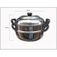 ราคา Flycrocodile ซึ้งนึ่ง 2 ชั้น ซึ้งนึ่งอาหาร ตราร่ม ขนาด 28 cm (1065936002)