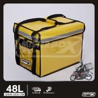 ราคา กระเป๋าส่งอาหารติดมอเตอร์ไซค์ แถมฟรีที่กั้นแบ่งช่อง มูลค่า290บาท กล่องเก็บความร้อน เย็น กล่องส่งพิซซ่า ขนาด 48 ลิตร Misterbox Delivery ของแท้ 100 6สีเลือกได้เลย (780190335)