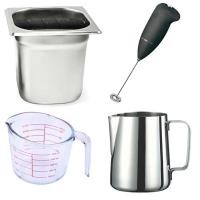 ราคา โถเคาะกากกาแฟ ถ้วยตวงแก้ว 500 มล เหยือกตีฟองนม 33 ออนซ์ ที่ตีฟองนมแบบถ่าน Silver (2373988)