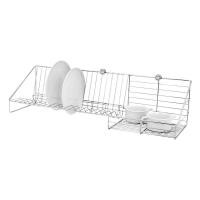 ราคา KASSA HOME ที่คว่ำจานสเตนเลสติดผนัง รุ่น DANTE SS 19035 ขนาด 80 x 21 x 23 ซม สีเงิน (1673674258)