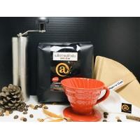 ราคา แก้วดริปเซรามิค สีแดงพริก 1 2 ที่ ช้อนตวงกาแฟ กระดาษกรอง เครื่องบดกาแฟมือหมุน y Coffee เมล็ดกาแฟคั่วเข็ม 500g (886320308)