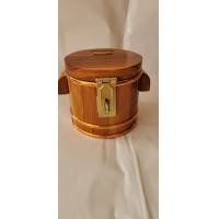 ราคา ออมสิน ออมสินไม้สัก กระปุกออมสินไม้สักทอง ถังเงิน ถังทอง ทรงกลม ขนาด 4 นิ้ว ขนาดคือ 4 x 4 นิ้ว (646366968)