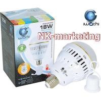 ราคา หลอดไฟฉุกเฉิน LED 18w IWACHI มอก แสงสีขาว GE 0018 LED emergency bulb หลอดไฟฉุกเฉิน หลอดไฟอัจฉริยะ หลอดไฟพกพา ขั้ว e27 สำหรับใช้ไฟกับไฟบ้าน 220v ติดเองอัตโนมัติเมื่อไฟดับ สามารถชาร์จไฟและใช้งานไร้สายได