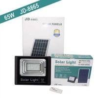 ราคา ไฟสปอร์ตไลท์ LED 65W JD 8865 แสงสีขาว Spotlight Led ไฟโชล่าเซลล์ โคมไฟสปอร์ตไลท์ โคมไฟโซล่าเซล โคมไฟถนนล่าเซลล์ Solar Cell พร้อมรีโมท สปอตไลท์ SOLAR LIGHT (601754883)