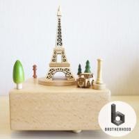 ราคา กล่องดนตรีไม้ไขลาน Tour de eiffel Wooden Music box by The Brotherhood (100353391)