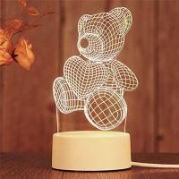 ราคา โคมไฟตั้งโต๊ะ 3D 3D small night lights Alphamart (1309654061)