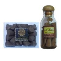 ราคา AgarHarvest ธูปปั้น ก่อนกลั่น ไม้หอม ไม้กฤษณา แท้ Pure Fragrance Agarwood Incense Cone Pre Oil Distillation 75 g SandalHarvest Sandalwood Incense Cone Premium ไม้หอมแก่นจันทร์ ธูปปั้น ไม้จันทร์หอม แท้