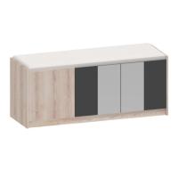 ราคา N B MATTRESS ตู้รองเท้า 3 บานเปิด 120 cm กระจกเงา รุ่น WS 02 (827464122)