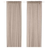 ราคา ผ้าม่านคู่ เบจ ขนาด 145x250 ซม ผ้าม่าน LEJONGAP ขนาด 145x250 ซม (1345684499)