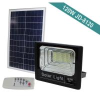 ราคา ไฟสปอร์ตไลท์ LED 120W JD 8120 แสงสีขาว Spotlight Led ไฟโชล่าเซลล์ โคมไฟสปอร์ตไลท์ โคมไฟโซล่าเซล โคมไฟถนนล่าเซลล์ Solar Cell พร้อมรีโมท สปอตไลท์ SOLAR LIGHT (908430664)