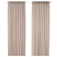 ราคา ผ้าม่านคู่ เบจ ขนาด 145x250 ซม ผ้าม่าน LEJONGAP ขนาด 145x250 ซม (1240138824)
