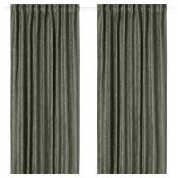 ราคา ผ้าม่านคู่ เขียว ขนาด 145x250 ซม ผ้าม่าน FRITSE ขนาด 145x250 ซม (1365458582)