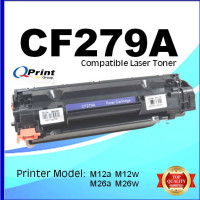 ราคา CF279A ตลับหมึกเลเซอร์เทียบเท่า Qprint HP 79A 279A สำหรับ Printer HP LaserJet Pro M12a M12w MFP M26a MFP M26nw (1329244044)