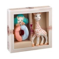 ราคา Vulli Sophie La Girafe Sophiesticated เซ็ทยางกัดโซฟี พร้อมผ้ากัดโซฟี Frence ยี่ห้อ 100 แท้ (628698674)