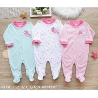 ราคา ชุดหมีคลุมเท้าเด็กแรกเกิด 9ด แพ็ค3ชุด ราคา400บ ลายพูห์ สนูปปี้ (1158274066)