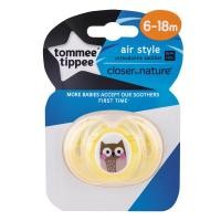 ราคา Tommee Tippee จุกหลอก Closer to Nature รุ่น Air Style 6 18 เดือน แพ็คเดี่ยว (1423408439)