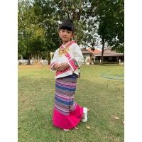 ราคา ชุดเสื้อเด็กผู้หญิงเผ้าฝ้าย ซิ้นผ้าทอ พื้นเมืองล้านนา หลากหลายสี เนื่อผ้าดี ลาดลายสวย (1237908257)