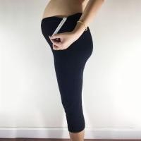 ราคา Mommy Kiss กางเกงเลคกิ้งคนท้อง กางเกงคนท้อง ขา 4 ส่วน สีดำ (9112738)