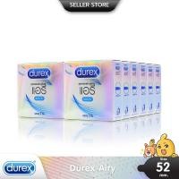 ราคา โปรแรงงง แย่งกันกระจาย Durex Airy ถุงยางอนามัย ผิวเรียบ บางพิเศษ ขนาด 52 มม รุ่นใหม่จากดูเร็กซ์ บรรจุ 12 กล่อง 24 ชิ้น ถุงยางอนามัยแบบบาง ถุงยางใช้แล้วฟิน ขายถุงยางอนามัย (1473592475)
