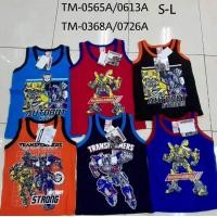 ราคา 1ตัว เสื้อกล้ามเด็ก ลายหุ่นยนตร์ จัดคละสี size รอบอก 24 26 28 (1300356669)