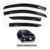 ราคา Nissan คิ้วกันสาดประตู Nissan Almera 2011 2017 RICH 4 ชิ้น (1018532311)