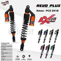 ราคา The Rider โช๊ค หลังคู่ OKD สำหรับ มอเตอร์ไซค์ รุ่น Xmax PCX 2018 ขิ้นไป โช๊คแก๊ส รุ่น REVO PLUS ปรับ Rebound ได้ มี 8 สี โช๊คหลัง 37 ซม (1648484835)