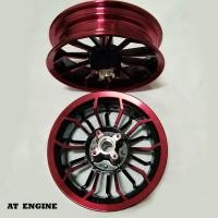 ราคา แม็ก msx ล้อแม็ก msx ขนาดเทาของเดิมไม่ต้องไปแปลง ใส่ยางเดิมได้ สีแดง 1 คู่ ใส่เดม่อน 125 ได้ (1023900760)