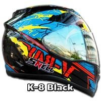 ราคา Snell KABUKI ลายใหม่ 2019 แว่นชั้นเดียว นวมถอดซักได้ มีไซส์ M L XL แถมชิลด์ปรอทอิลีเดี่ยม ป้องกัน UV 1 แผ่น (645600004)