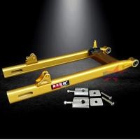 ราคา สวิงอาร์ม WAVE 125 ยืด 2 นิ้ว สีทอง อาร์มไข่ มีเนียม พร้อม หางปลาปรับระดับ บู้ช น๊อต ครบชุด เกรด A (925924824)