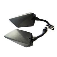 ราคา กระจกมองข้าง ย่อทรง HONDA สำหรับรถจักรยานยนต์ หรือ มอเตอร์ไซค์ สีดำ ขาดำ (139594431)
