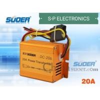 ราคา SUOER DC 206 เครื่องแปลงไฟDC24vเป็น12 Suoer 20A DC 24V to 12V Auto Transformer DC 206 (1068222844)