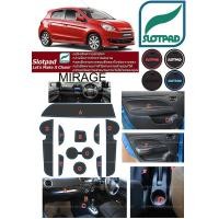ราคา ยางรองหลุม แผ่นรองหลุม ตรงรุ่นรถเมืองไทย Mitsubishi Mirage ปี2012 2019 ชุดแต่ง ภายใน มิตซูบิชิ มิราจ SLOTPAD แผ่นรองช่องวางของ ยางรองช่องวางของ ยางรองแก้ว แผ่นรองแก้ว ที่รองแก้ว ช่องวางแก้ว (928452845