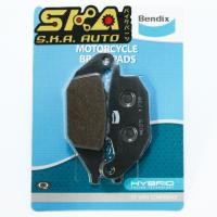 ราคา ผ้าเบรค Bendix MD25 ตรงรุ่น เบรคหลัง R HONDA SONIC CBR 150R YEAR 2004 CB400SE NICE 125 S SR Mslaz R15 เบนดิก แท้ (433490910)