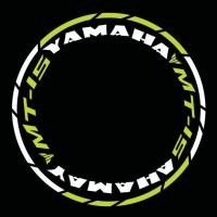 ราคา ขอบล้อ ขอบล้อบันไซ สติ๊กเกอร์ขอบล้อสะท้อนแสง MT 15 (1478544705)