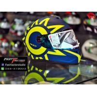 ราคา หมวกกันน็อค RIDER รุ่น RS 1 สีน้ำเงินลายพระอาทิตย์ด้าน (645868409)