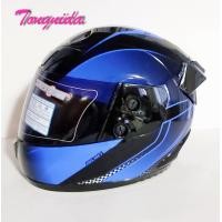 ราคา หมวก กัน น็อค SPACE CROWN รุ่น FIGHTER ลายใหม่ สีดำน้ำเงิน ส่งฟรี Kerry Express เบอร์ L (1414652207)