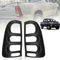 ราคา ครอบไฟท้าย กันรอยไฟท้าย รุ่น โตโยต้า ไฮลักซ์ วีโก้ TOYOTA HILUX VIGO ปี 2005 2011 สีดำ 1 คู่ (1366748716)
