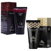 ราคา TITAN GEL สูตรสีดำ + สูตรใหม่สีทองเข็มข้นกว่าเดิมเห็นผลเร็วมากยิ่งขึ้น 2ชิ้น (491220520)