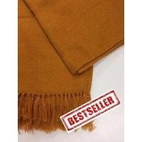 ราคา ผ้าคลุมไหล่กันหนาวพระ ไหมพรมทอมือ ยาว2เมตร  ความกว้าง  90 เซ็นติเมตร คลุมได้ครึ่งตัว ผ้าทอเนื้อแน่น เลือกสีได้ 2 สี คือ กรัก กับพระราชทาน (449655137)