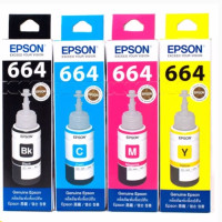 ราคา หมึกพิมพ์ EPSON T 6641-4 BK C M Y 4สี 1ชุด (nobox) (1398466691)