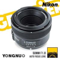 ราคา ✨ Yongnuo 50 mm f1.8 Nikon Auto Focus สำหรับ Nikon DSLR ( เลนส์หลังละลาย ) ( เลนส์ หน้าชัดหลังเบลอ ) ( YN 50mm 1.8 นิคค่อน F Mount / DX / FX ) ( ออโต้ โฟกัส ) ( สำหรับ กล้อง นิคอน  (3108490908)