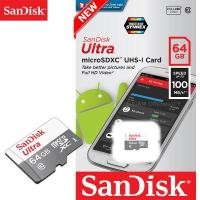 ราคา Sandisk Ultra microSD Card 100MB/s ความจุ 64GB Class10 (SDSQUNR-064G-GN3MN) เมมโมรี่ การ์ด แซนดิส ใส่ โทรศัพท์ มือถือ สมาร์ทโฟน แท็บเล็ต Mobile Android Action Camera SJCAM SJ4000 (376599365)